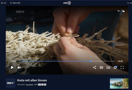 Botano Featured in the ARD Documentary 'Kreta mit allen Sinnen'