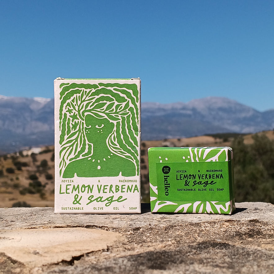 Image for "Lemon Verbena &amp; Sage" Handmade Soap by Helleo