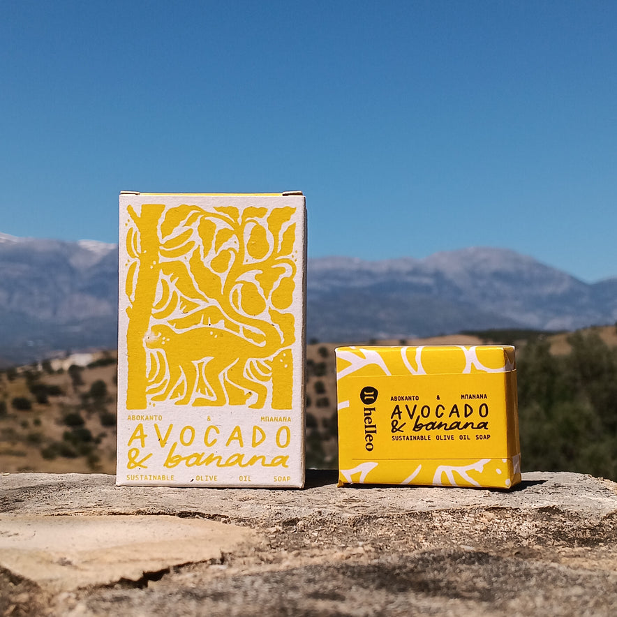 Image for "Avocado &amp; Banana" Handmade Soap by Helleo