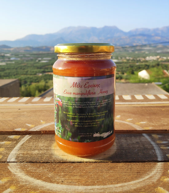 Cretan Autumn Heather Honey (Erica Manipuliflora) - Organic