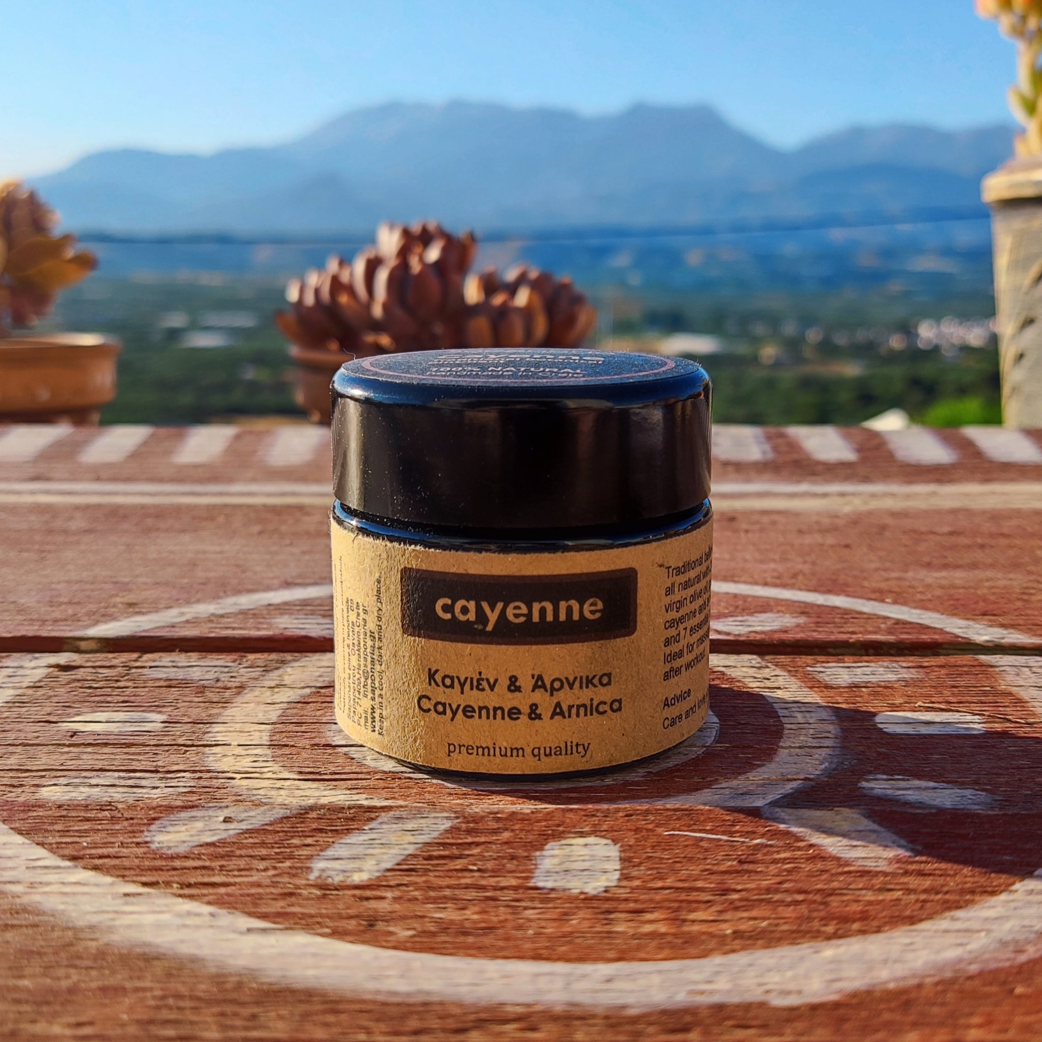 Traditional Beeswax Cream with Cayenne & Arnica by Saponaria