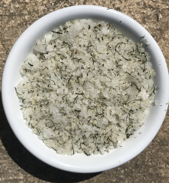 "Garlic" Cretan Sea Salt (Fleur De Sel)